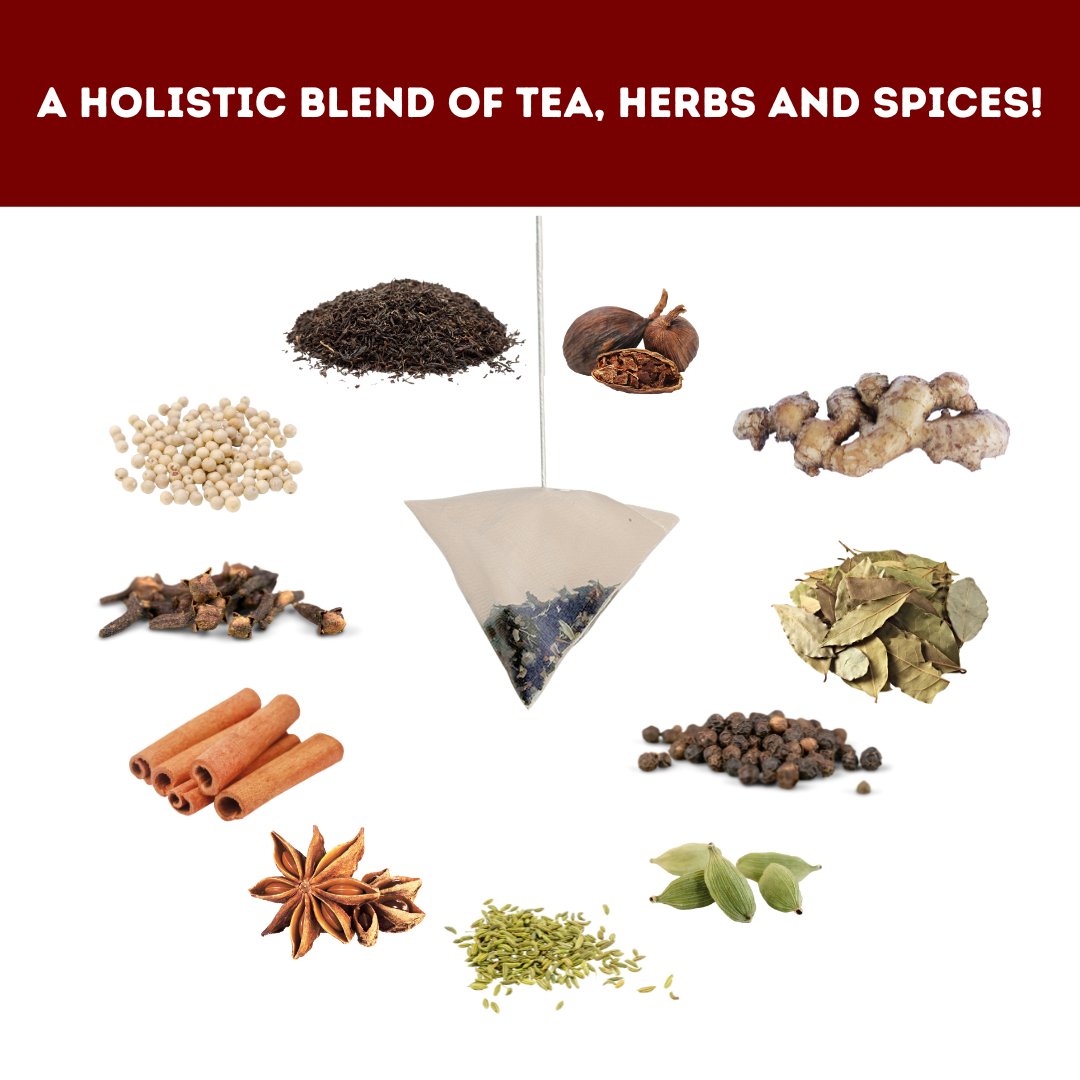 Assorted Tea Bags Sampler : 3 Variants, 5 teabags! - ChaiBag